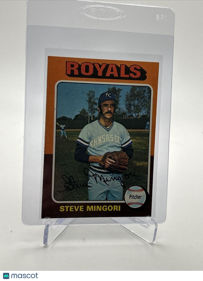 1975 Topps Steve Mingori Baseball Card #544 NM Quality FREE SHIPPING