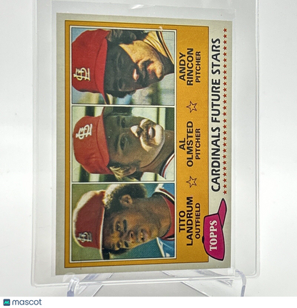 1981 Topps Cardinals Future Stars Rookie Card #244 NM-Mint FREE SHIPPING