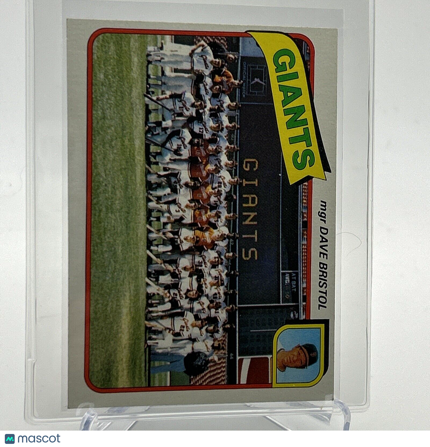 1980 Topps Dave Bristol Checklist Baseball Card #499 NM-Mint FREE SHIPPING