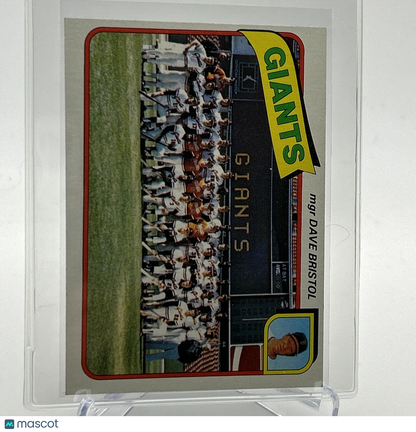 1980 Topps Dave Bristol Checklist Baseball Card #499 NM-Mint FREE SHIPPING