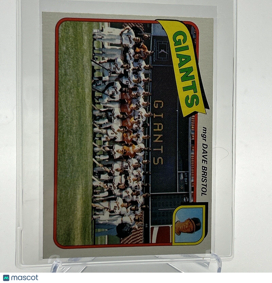 1980 Topps Dave Bristol Checklist Baseball Card #499 NM-Mint FREE SHIPPING