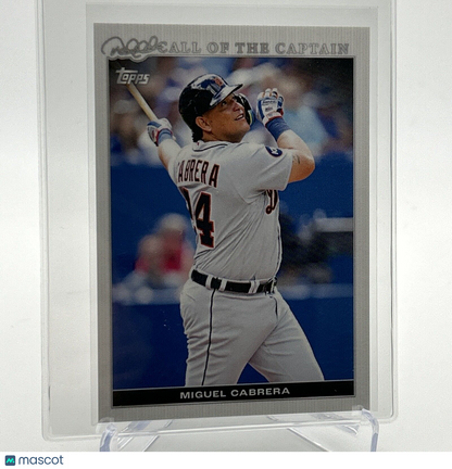 2022 Topps x Derek Jeter Miguel Cabrera Baseball Card #12 Mint FREE SHIPPING