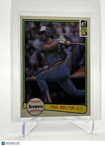 1982 Donruss Paul Molitor Baseball Card #78 NM-MT FREE SHIPPING