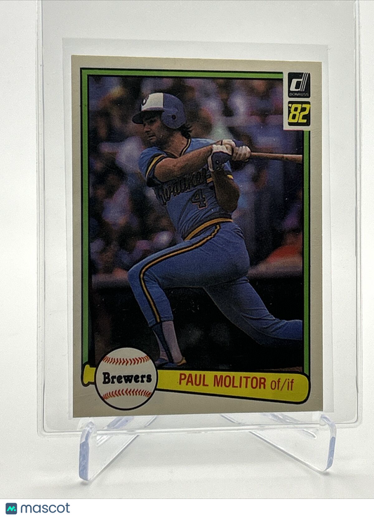 1982 Donruss Paul Molitor Baseball Card #78 NM-MT FREE SHIPPING