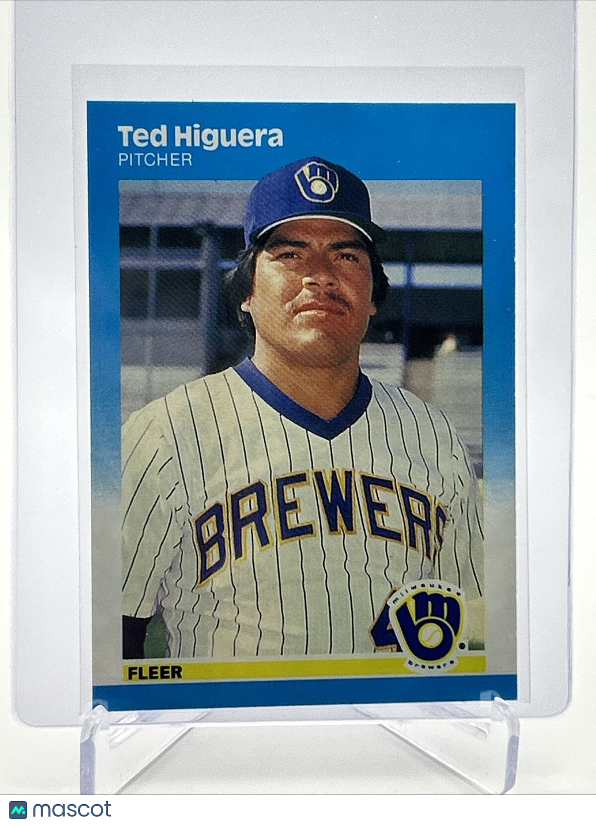 1987 Fleer Ted Higuera Baseball Card #346 Mint FREE SHIPPING