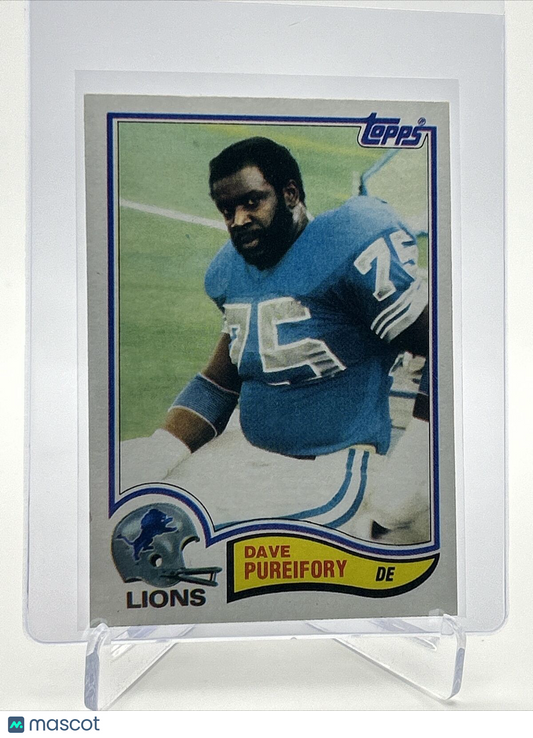 1982 Topps Dave Pureifory Football Card #346 NM-MT FREE SHIPPING