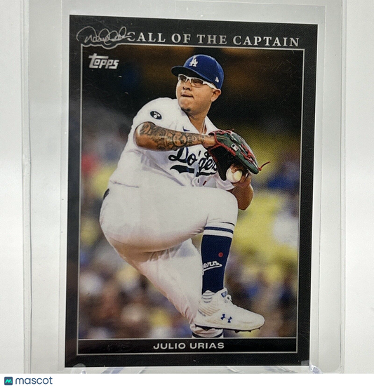 2022 Topps x Derek Jeter Julio Urias 9/125 Baseball Card #39 FREE SHIPPING