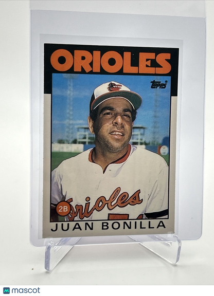 1986 Topps Traded Juan Bonilla Baseball Card #13T NM-MT FREE SHIPPING
