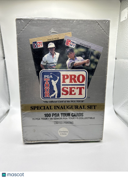 1991 Pro Set PGA Tour Inaugural Set Unopened Box with 4 sets - Factory Sealed
