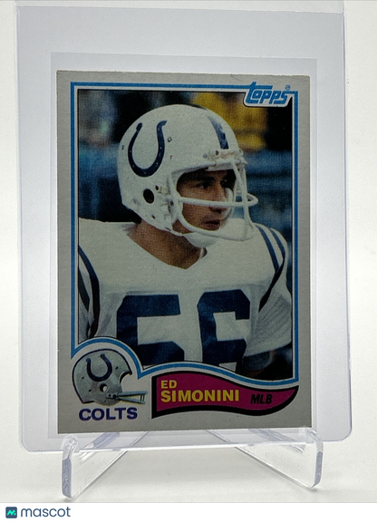1982 Topps Ed Simonini Football Card #20 NM-MT FREE SHIPPING