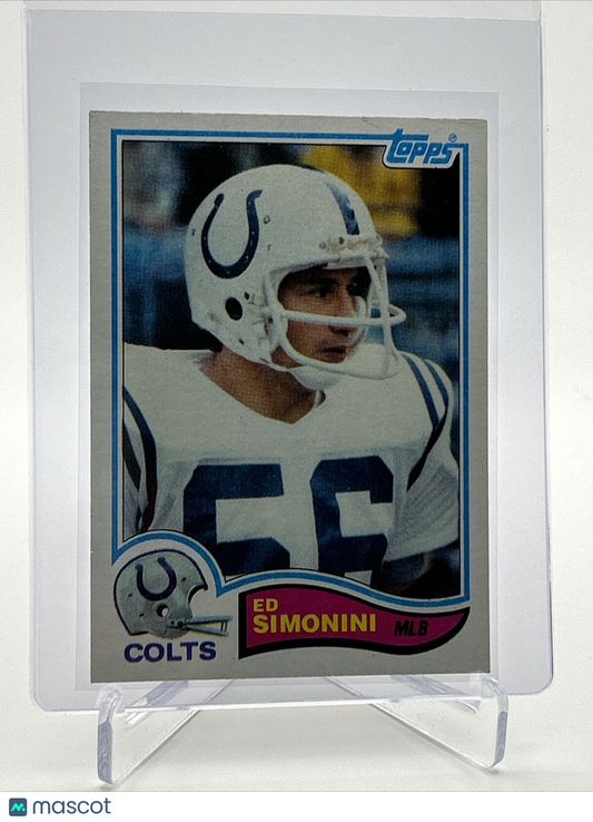 1982 Topps Ed Simonini Football Card #20 NM-MT FREE SHIPPING
