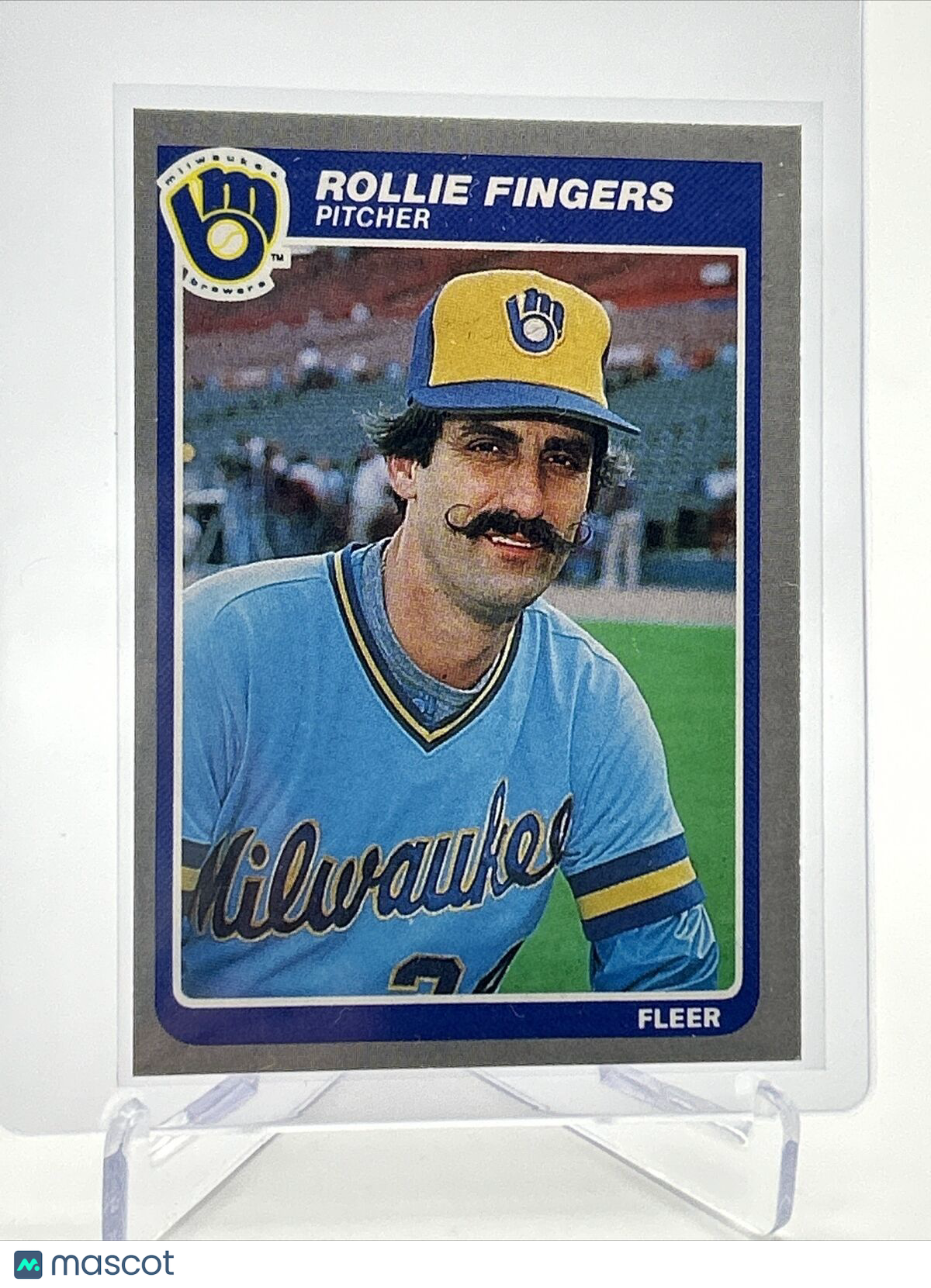 1985 Fleer Rollie Fingers Baseball Card #581 NM-MT FREE SHIPPING