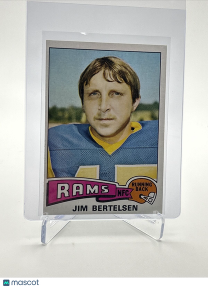 1975 Topps Jim Bertelsen Football Card #121 NM Quality FREE SHIPPING