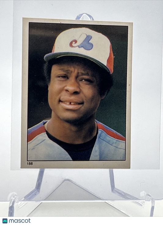 1981 Topps Stickers Warren Cromartie Baseball Card #188 NM-Mint FREE SHIPPING