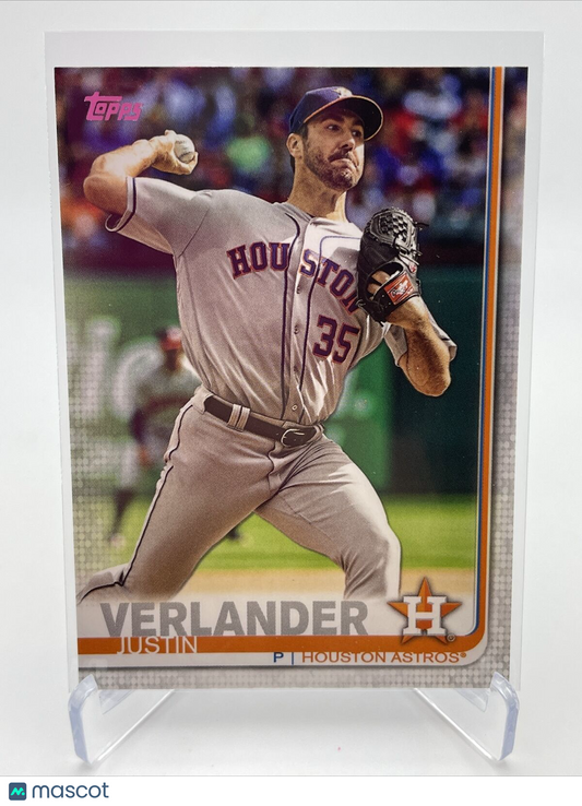 2019 Topps Justin Verlander Baseball Card #57 Mint FREE SHIPPING