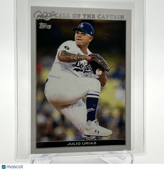 2022 Topps x Derek Jeter Julio Urias Baseball Card #39 Mint FREE SHIPPING