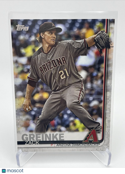 2019 Topps Zack Greinke Baseball Card #661 Mint FREE SHIPPING