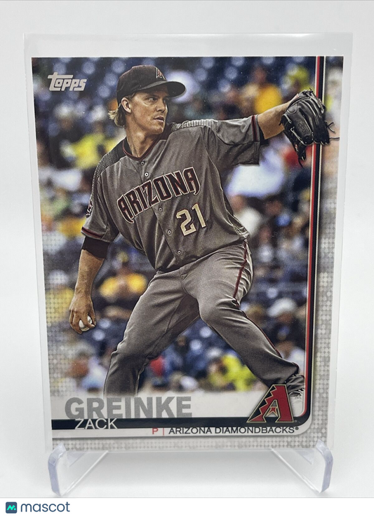 2019 Topps Zack Greinke Baseball Card #661 Mint FREE SHIPPING