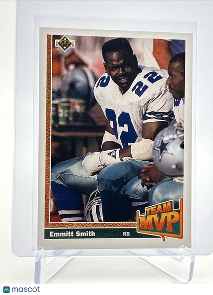 1991 Upper Deck Emmitt Smith Football Card #456 Mint FREE SHIPPING