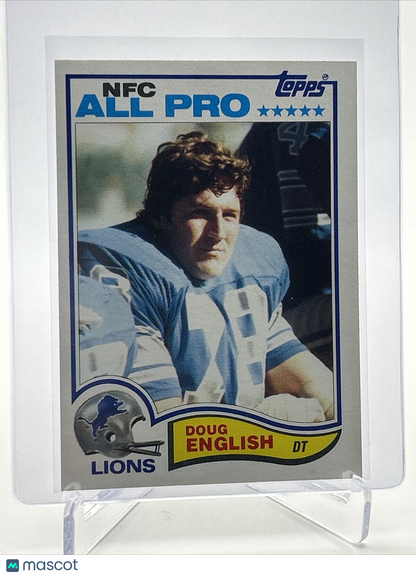 1982 Topps Doug English Football Card #337 NM-MT FREE SHIPPING