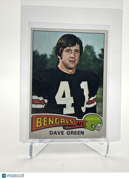 1975 Topps Dave Green Rookie Football Card #394 NM Quality FREE SHIPPING