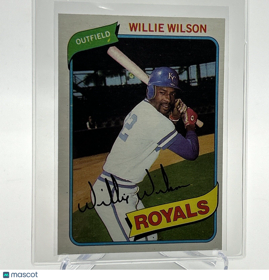 1980 Topps Willie Wilson Baseball Card #157 NM-Mint FREE SHIPPING