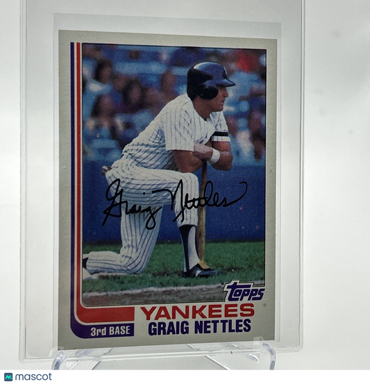1982 Topps Graig Nettles Baseball Card #505 NM-Mint FREE SHIPPING