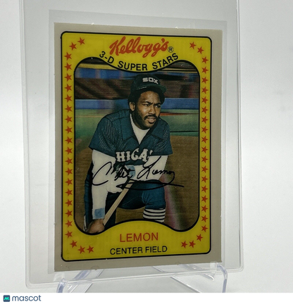 1981 Kellogg's Chet Lemon Baseball Card #19 NM-Mint FREE SHIPPING