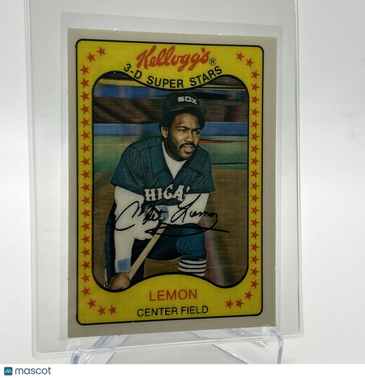 1981 Kellogg's Chet Lemon Baseball Card #19 NM-Mint FREE SHIPPING
