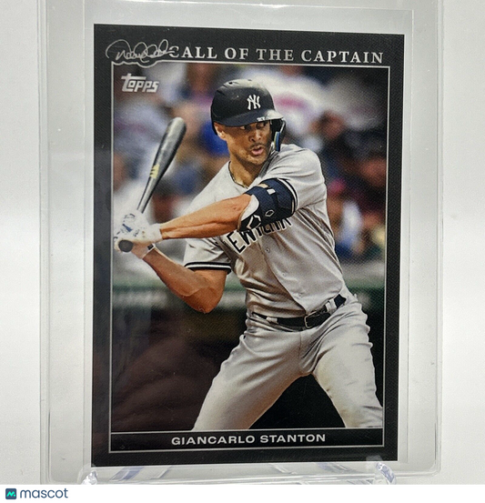 2022 Topps x Derek Jeter Giancarlo Stanton 34/125 Baseball Card 34 FREE SHIPPING