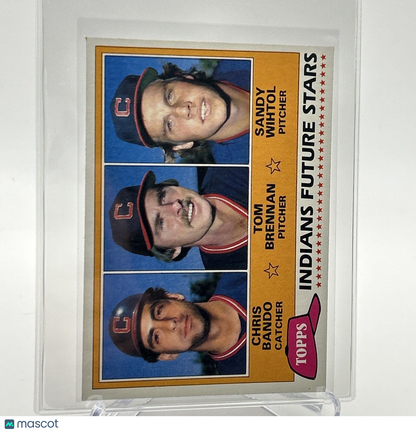 1981 Topps Indians Future Stars Rookie Baseball Card #451 NM-Mint FREE SHIPPING