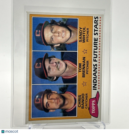 1981 Topps Indians Future Stars Rookie Baseball Card #451 NM-Mint FREE SHIPPING