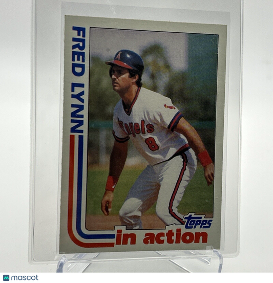 1982 Topps Fred Lynn In Action Baseball Card #252 NM-Mint FREE SHIPPING