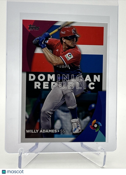 2023 Topps World Baseball Classic Stars Willy Adames #WBC-42 FREE SHIPPING