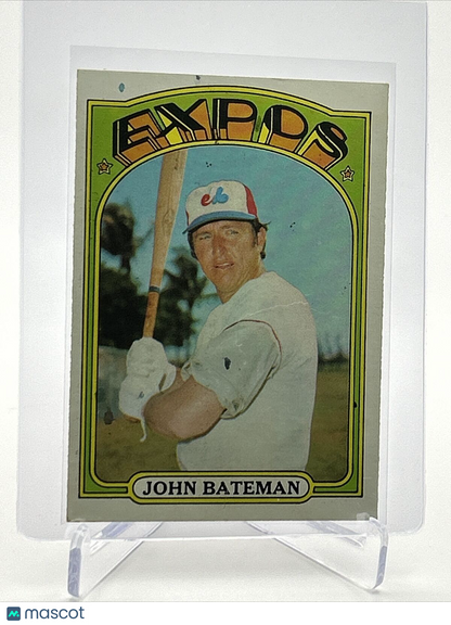 1972 Topps John Bateman Baseball Card #5 VG-EX Quality FREE SHIPPING