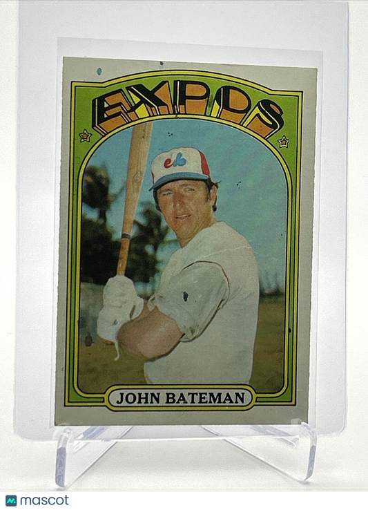 1972 Topps John Bateman Baseball Card #5 VG-EX Quality FREE SHIPPING