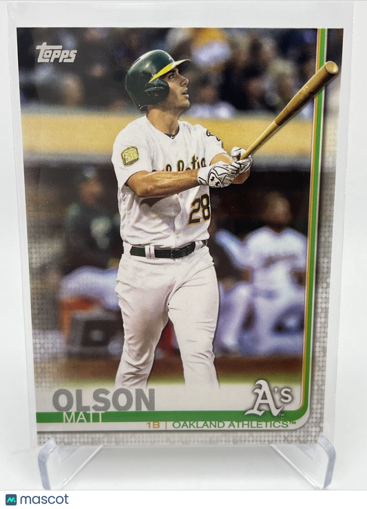 2019 Topps Matt Olson Baseball Card #289 Mint FREE SHIPPING