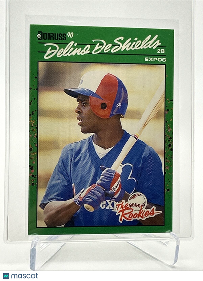1990 Donruss the Rookies Delino DeShields Rookie Card #6 Mint FREE SHIPPING