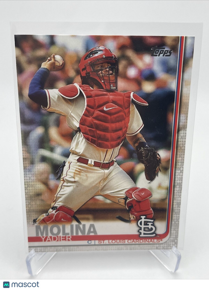 2019 Topps Yadier Molina Baseball Card #225 Mint FREE SHIPPING