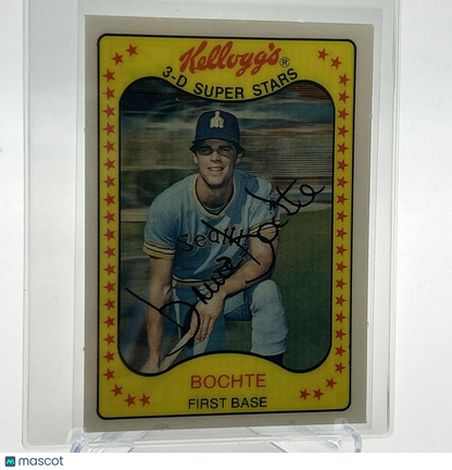 1981 Kellogg's Bruce Bochte Baseball Card #62 NM-Mint FREE SHIPPING