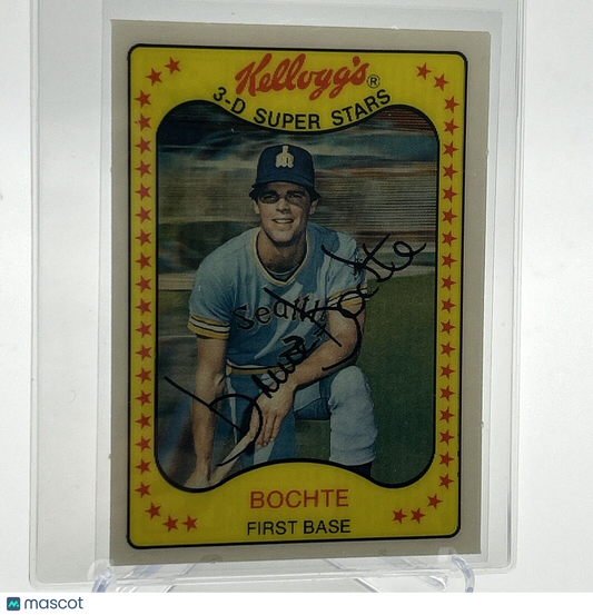 1981 Kellogg's Bruce Bochte Baseball Card #62 NM-Mint FREE SHIPPING