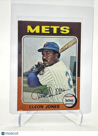 1975 Topps Cleon Jones Baseball Card #43 NM Quality FREE SHIPPING
