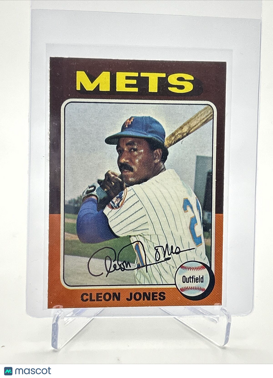 1975 Topps Cleon Jones Baseball Card #43 NM Quality FREE SHIPPING