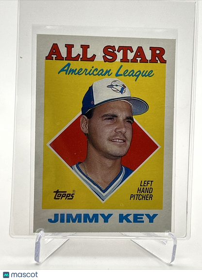 1988 Topps Jimmy Key Baseball Card #395 Mint FREE SHIPPING