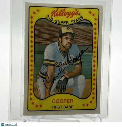 1981 Kellogg's Cecil Cooper Baseball Card #32 NM-Mint FREE SHIPPING