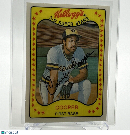 1981 Kellogg's Cecil Cooper Baseball Card #32 NM-Mint FREE SHIPPING