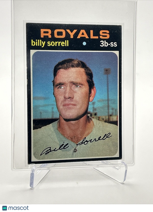 1971 Topps Billy Sorrell Baseball Card #17 VG-EX Quality FREE SHIPPING