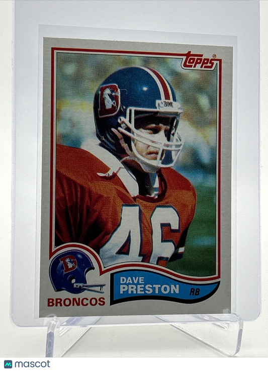 1982 Topps Dave Preston Football Card #85 NM-MT FREE SHIPPING