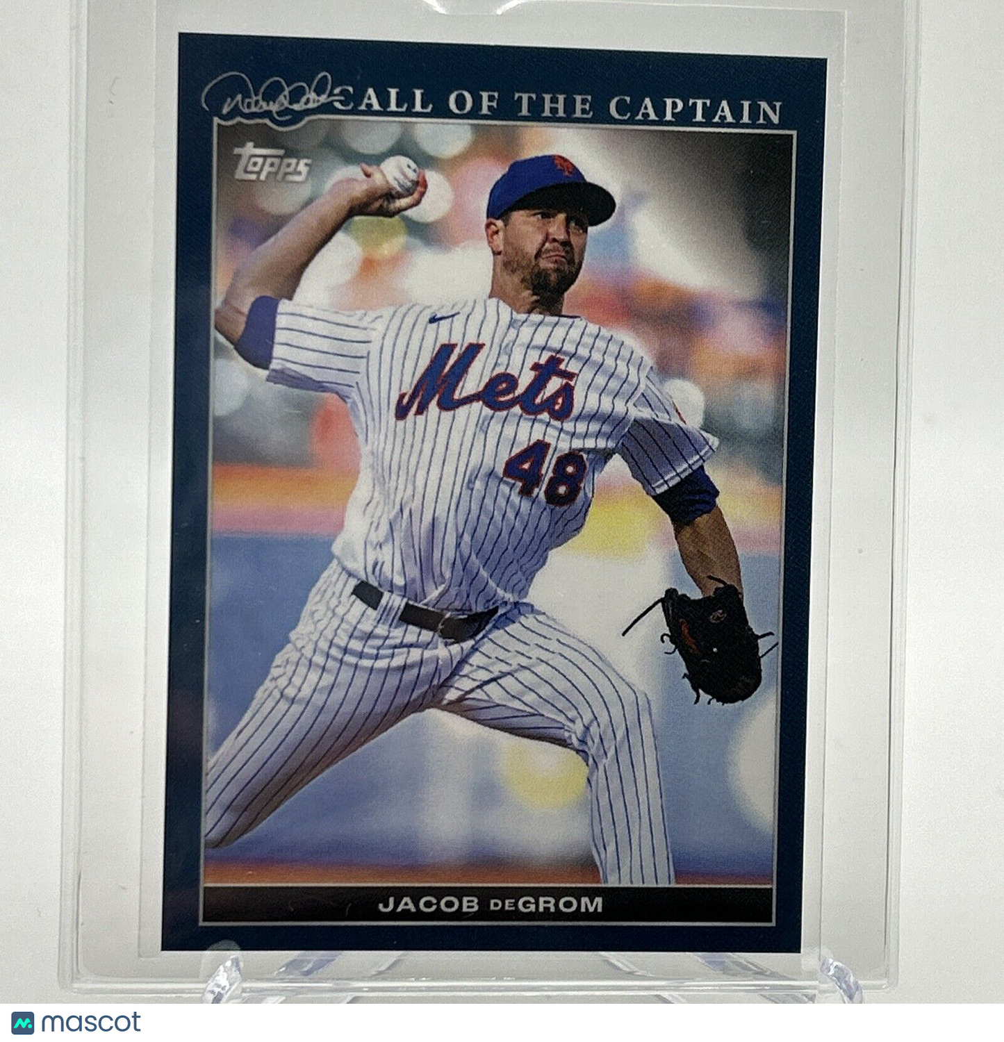 2022 Topps x Derek Jeter Jacob deGrom 72/175 Baseball Card #14 FREE SHIPPING