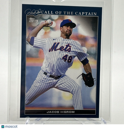 2022 Topps x Derek Jeter Jacob deGrom 72/175 Baseball Card #14 FREE SHIPPING